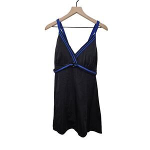 SWIM 365 Women's Plus size 20W Swim Dress Swim Suit Black Blue